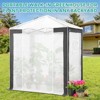 EAGLE PEAK 8x8 Portable Walk in Greenhouse , Heavy Duty Pop Up Green House, Front Roll Up Zipper Entry Door and Mesh Windows - 2 of 4