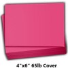 Hamilco Colored Scrapbook Cardstock Paper 4x6 Card Stock Paper 65 lb Cover 100 Pack (Fuchsia Pink) - 2 of 4