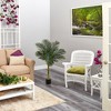 Nearly Natural 4-ft Single Stalk Golden Cane Artificial Palm Tree - 3 of 4