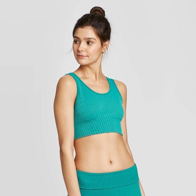 crop top sports bra target