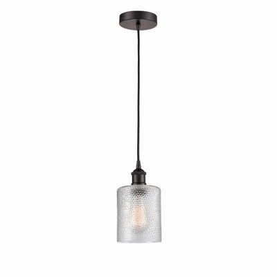 Cobbleskill - 1 Light Mini Pendant In Industrial Style-9.75 Inches Tall and 5 Inches Wide