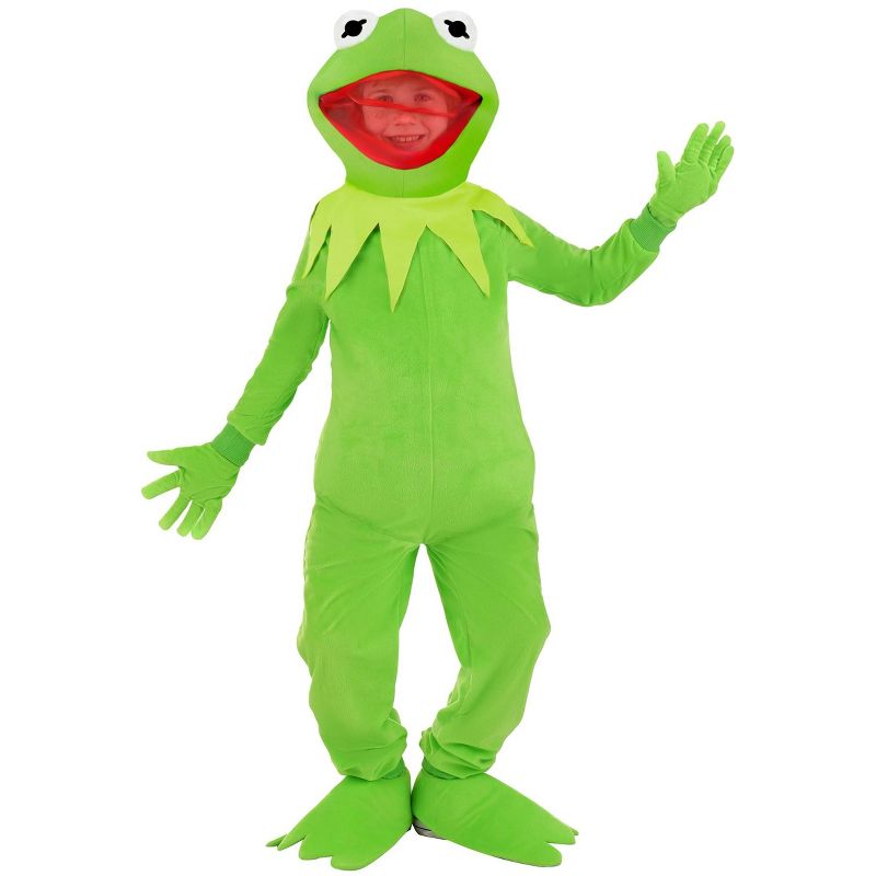 HalloweenCostumes.com Disney Kid's Kermit Costume., 1 of 6