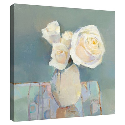 24" x 24" Weekend Roses I by Sarah Simpson Unframed Wall Canvas - Masterpiece Art Gallery