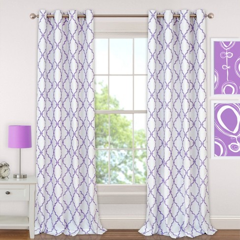 Candice Kids Blackout Window Curtain Panel Elrene Home Fashions