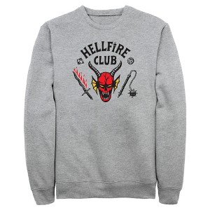 Men's Stranger Things Welcome to the Hellfire Club Sweatshirt - 1 of 4