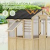 EAGLE PEAK 50 Percent UV Protection Plant Shade Cloth Black Tarp for EAGLE PEAK Wood Greenhouse, Black - 4 of 4
