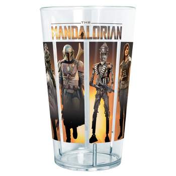 Hot Topic Star Wars The Mandalorian Grogu Stackable Glass Cup Set