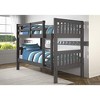 Donco Kids Austin Mission Twin Over Twin Dark Grey Bunkbed - 2 of 4