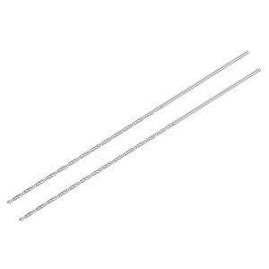 Unique Bargains High Speed Steel Extended Twist Jobber Drill Bits 2 Pcs - 1 of 3