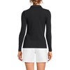 Lands' End Women's Long Sleeve Pointelle Rib Keyhole Polo Top - 2 of 4
