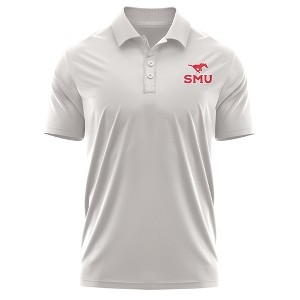 Men's Southern Methodist University Adult Polo Left Chest Logo - 1 of 4