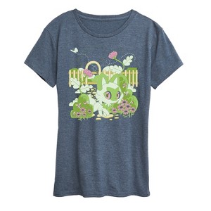 Women's - Pokémon - Sprigatito Cottage Garden Short Sleeve Graphic T-Shirt - 1 of 4