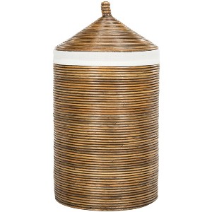 Wellington Laundry Basket With Liner - HAC6501 - Safavieh - 1 of 4
