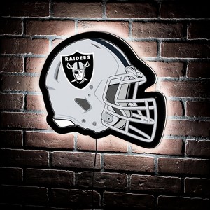 Evergreen Ultra-Thin Edgelight LED Wall Decor, Helmet, Las Vegas Raiders- 19.5 x 15 Inches Made In USA - 1 of 4