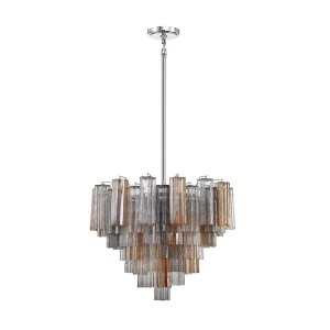 Crystorama Lighting Addis 12 - Light Chandelier in  Polished Chrome - 1 of 4