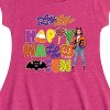 Girls' - Nickelodeon - Happy Halloween Icons Fit & Flair Cap Sleeve Dress - 2 of 2