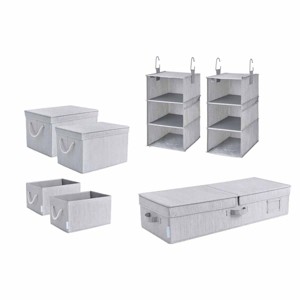 WeThinkStorage 6pk Fabric Storage Dormitory MultiPack For Back To School - 1 of 1