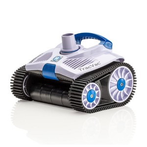 Hayward TracVac Lightweight Automatic Suction Vacuum Cleaner with Hose and Valve for In Ground Swimming Pool Maintenance, White - 1 of 4