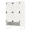 Bella Depot Freestanding Shoe Cabinet, Narrow Farmhouse Shoe Rack for Entryway - 3 of 4