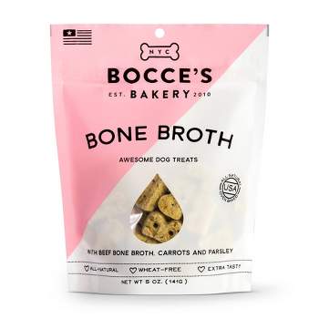 Bocce's Bakery Beef Bone Broth and Carrot Dog Treats - 5oz