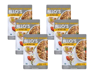 Fillo's Peas & Caroline Rice - Case of 6/8 oz