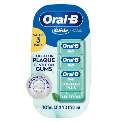 Oral-B Glide Pro-Health Comfort Plus Dental Floss, Extra Soft, 40m,  3 Pack