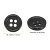 Unique Bargains Resin Craft Snap Round Flat 4-Hole Sewing Buttons 50 Pcs - 2 of 4