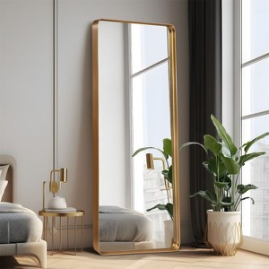 PexFix 64"x21"Aluminum Rectangular Deep Full Length Mirror Wall Mirror Without Bracket - 1 of 3