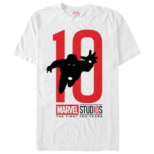 Men's Marvel 10 Anniversary Iron Man T-Shirt - 1 of 4