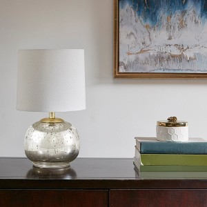 Saxony Metallic Glass Table Lamp - 1 of 1