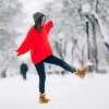 NPolar Women Ladies Snow Boots Super Soft Fabric Mid-Calf Winter Shoes  w/ Anti-slip Rubber Base Bowknot - 2 of 4