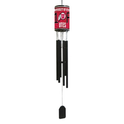 NCAA Wind Chime, #1 Fan with Team Logo - Utah Utes