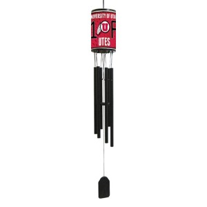 NCAA Wind Chime, #1 Fan with Team Logo - Utah Utes - 1 of 2