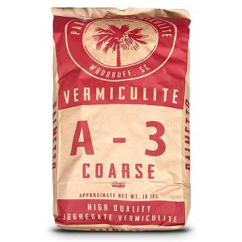 Palmetto 18 Pound Organic Grade 3 Coarse Vermiculite Planting Soil Additive for Greenhouse Gardening, Hydroponic, and Landscaping, 4 Cubic Feet