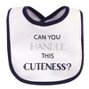 Hudson Baby Infant Boys Cotton Bib and Sock Set 5pk, Handle This Cuteness, One Size - 4 of 4