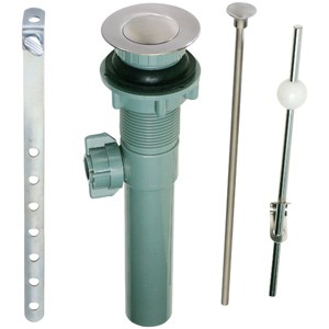 Do it Best  1-1/4 In. Brushed Nickel Pop-Up Assembly 20-70DSBN - 1 of 2