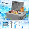 Car Refrigerator - 21QT Car Fridge w/ Ultra-Fast Cooling, 20L Electric Cooler w/ Low Power, Portable Freezer w/ Battery Protection for Cars, RV, Truck - 2 of 4