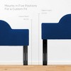 Modway Dawn Performance Velvet Headboard, King/CA King, Navy - 4 of 4