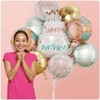 Anagram 5ct 'Happy Birthday' Bouquet Cake Foil Balloon - 3 of 3
