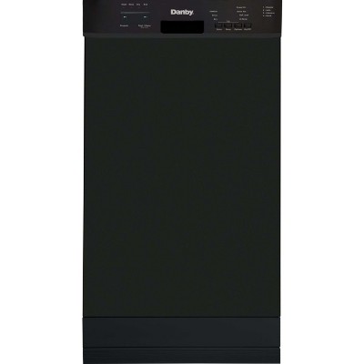 Danby DDW18D1EB 18" Wide Built-in Dishwasher in Black