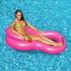 Swimline 61" Chill Pill 1-Person Inflatable Swimming Pool Floating Lounge Chair with Drink Holder - Pink - 2 of 2