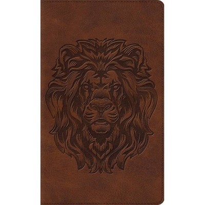 Thinline Bible-ESV-Royal Lion - (Leather Bound)