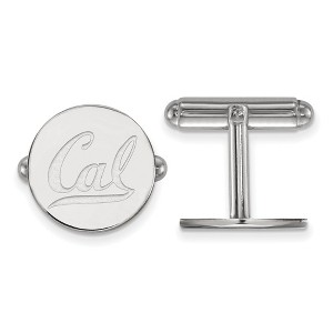Black Bow Jewelry Sterling Silver California Berkeley Golden Bears NCAA Cuff Links - 1 of 3