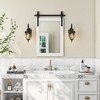 APRILSOUL Farmhouse Rectangle Framed Wall Bathroom Vanity Mirror Accent Mirror - 2 of 4