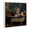 Stupell Industries Tiger in Floral Bathtub, 12" x 12" - 3 of 4