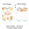 Big Dot of Happiness Here Comes The Son Baby Shower Advice Cards Game, Boy Boho Baby Shower Wish Card Activities - Set of 20 - 3 of 4