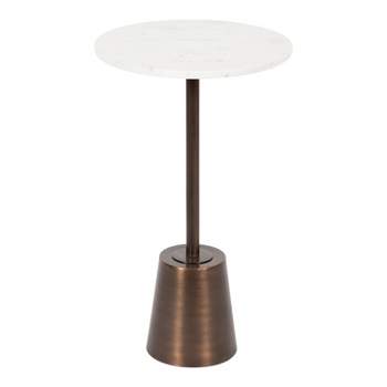 Kate and Laurel Tira Round Side Table