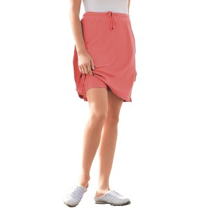 Woman Within Plus Size Sport Knit Skort - 1 of 4
