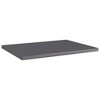 vidaXL High Gloss Gray Engineered Wood Bookshelf Boards - Versatile, Durable and Easy to Clean - 2 of 4