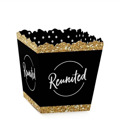 Big Dot of Happiness Reunited - Party Mini Favor Boxes - School Class Reunion Party Treat Candy Boxes - Set of 12